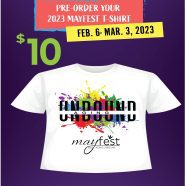 Pre-Order Your Mayfest 2023 T-shirt