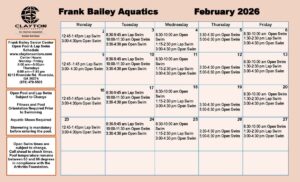 FBSC Pool Calendar February 2026