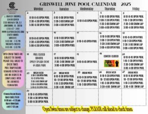 Feb. 2025 Griswell pool Calendar