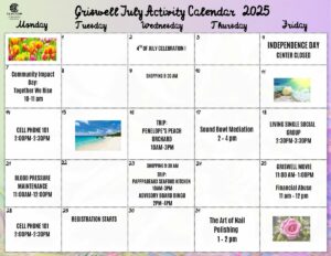 Griswell Activity Calendar Nov 2024