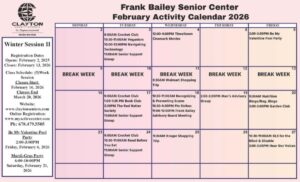 FBSC Activity Calendar February 2026