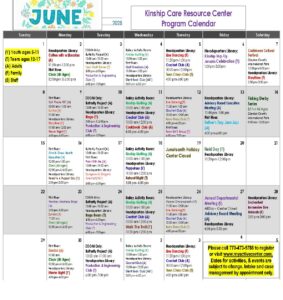 Kinship Care Calendar of Activities Feb