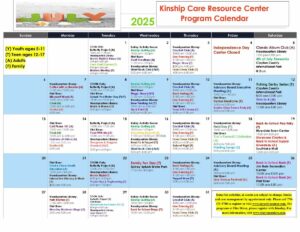 Kinship Care Calendar of Activities Feb
