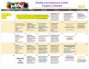 Kinship Care Calendar of Activities Feb