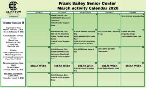 FBSC Activity Calendar - March 2026