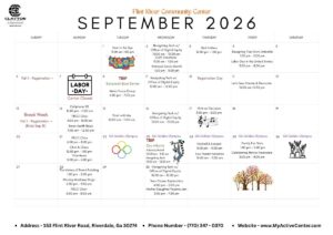 Flint River Special Events Activities Calendar 2026