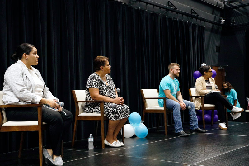 Caregivers Panel group on stage